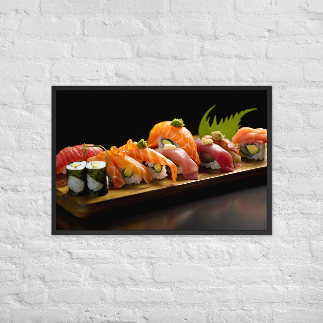 Sushi Framed poster 🤤 from Yumify.AI