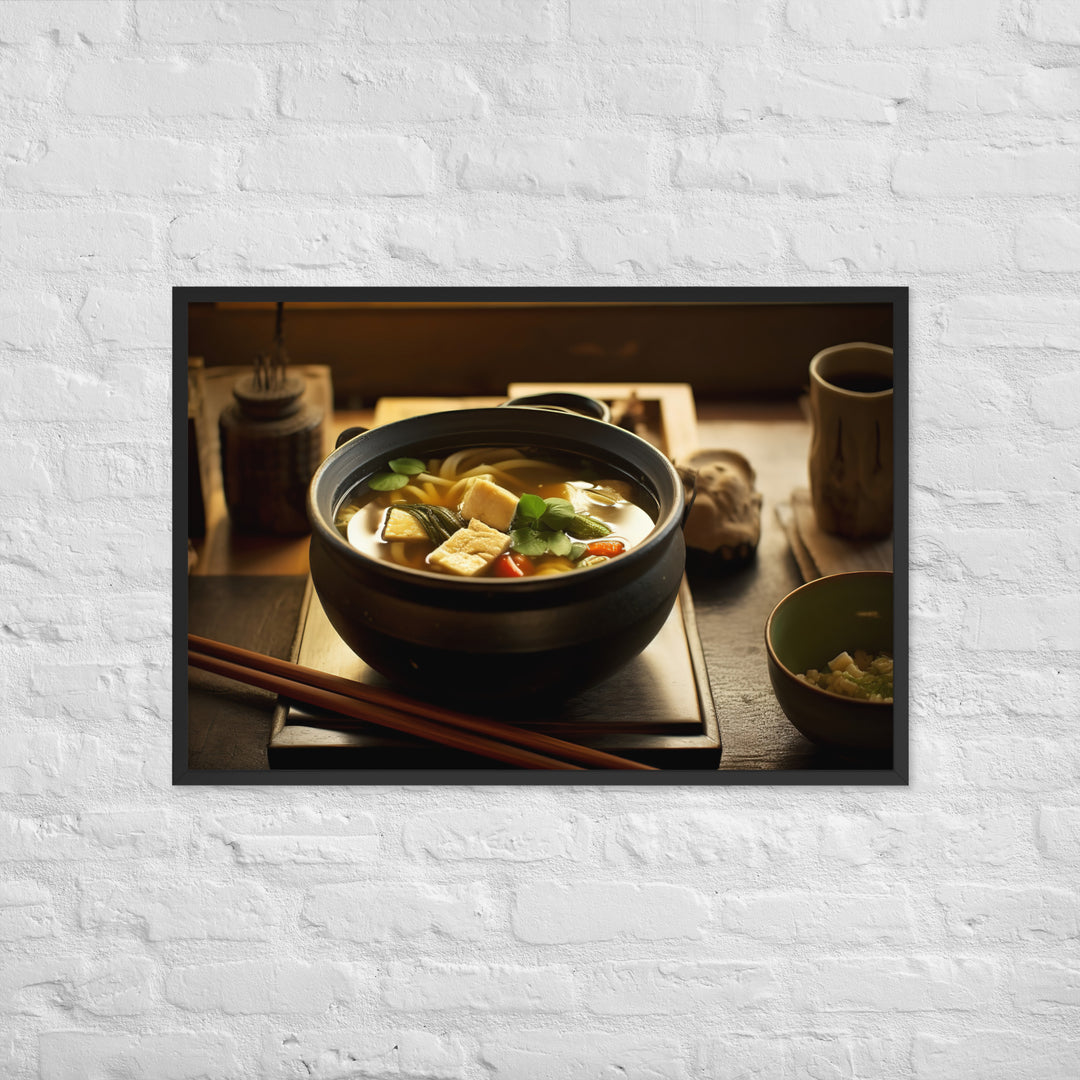 Miso Soup Framed poster 🤤 from Yumify.AI