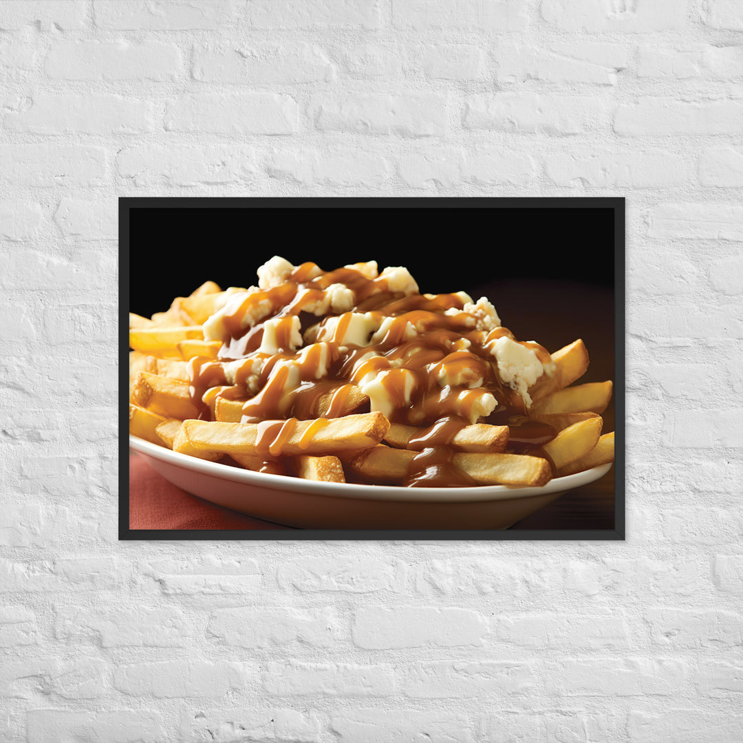 Poutine Framed poster 🤤 from Yumify.AI