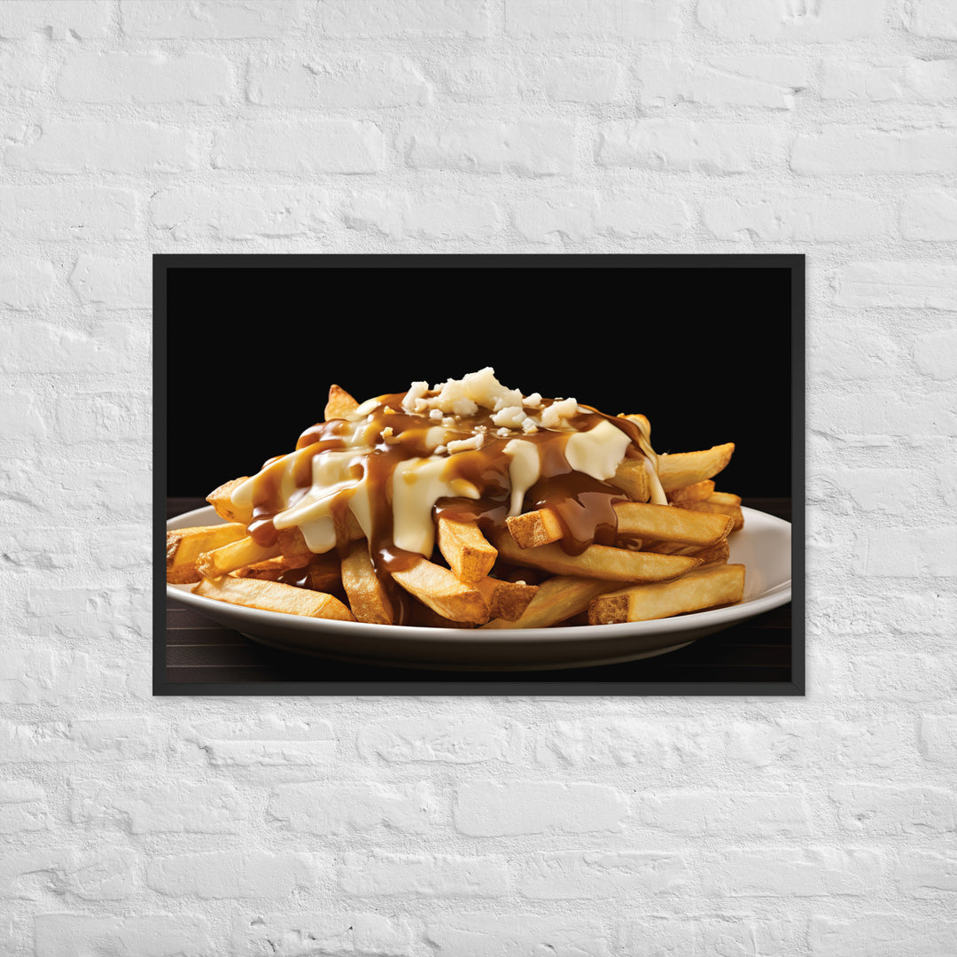 Poutine Framed poster 🤤 from Yumify.AI