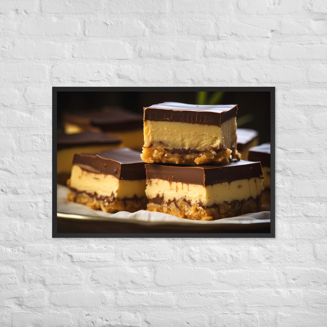 Nanaimo Bars Framed poster 🤤 from Yumify.AI