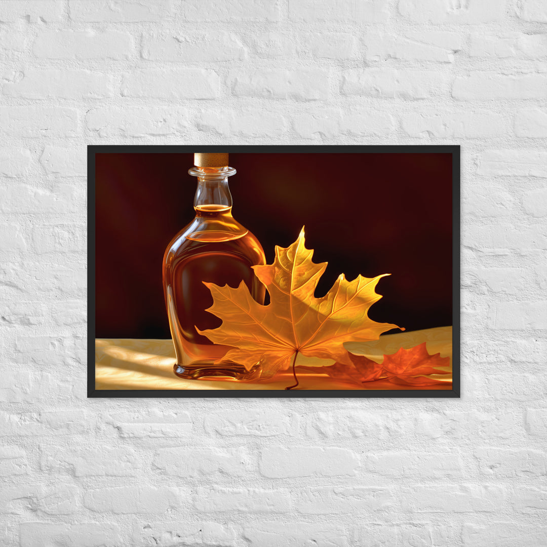 Maple Syrup Framed poster 🤤 from Yumify.AI