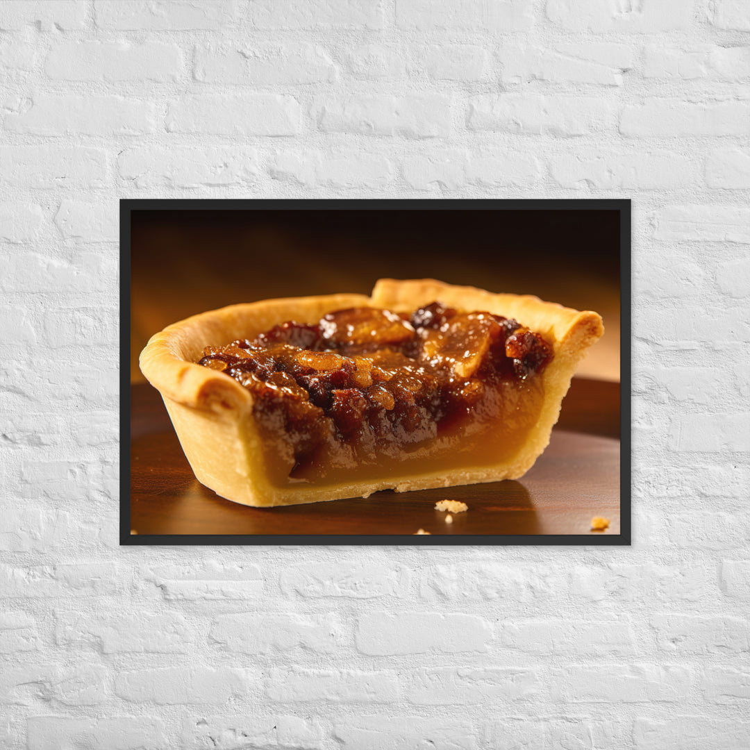 Butter Tart Framed poster 🤤 from Yumify.AI