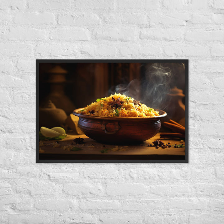 Pilau Framed poster 🤤 from Yumify.AI