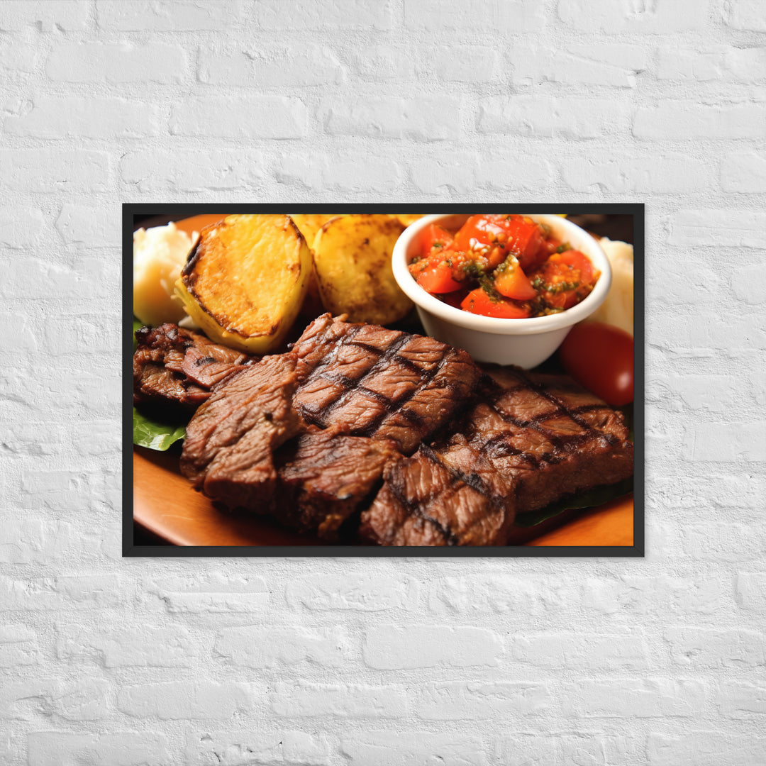 Nyama Choma Framed poster 🤤 from Yumify.AI