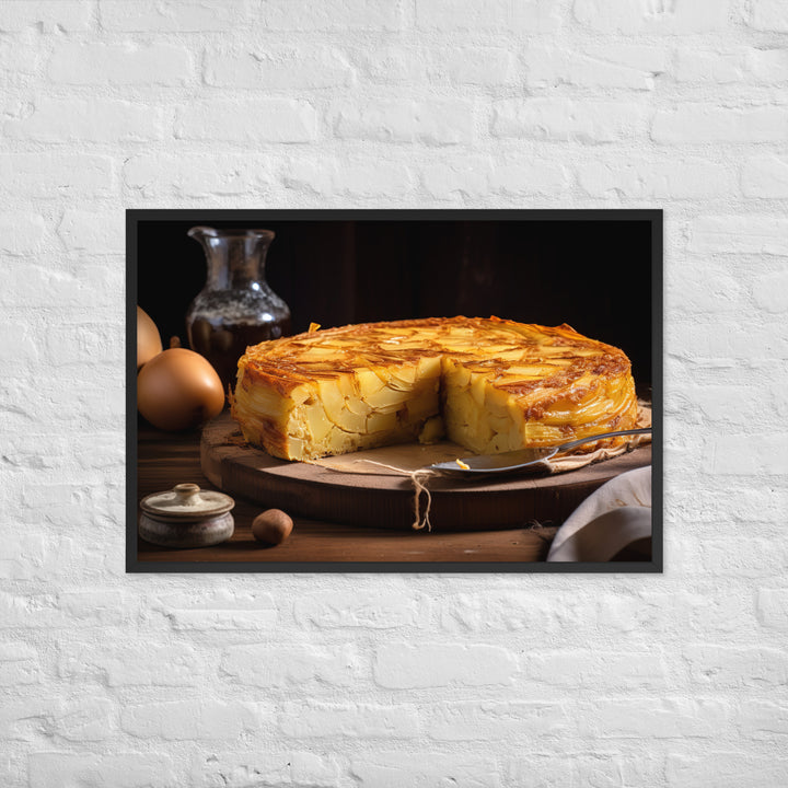 Tortilla Espaola Framed poster 🤤 from Yumify.AI