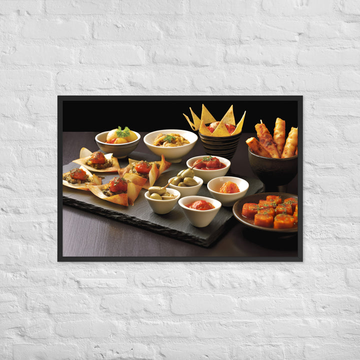 Tapas Framed poster 🤤 from Yumify.AI