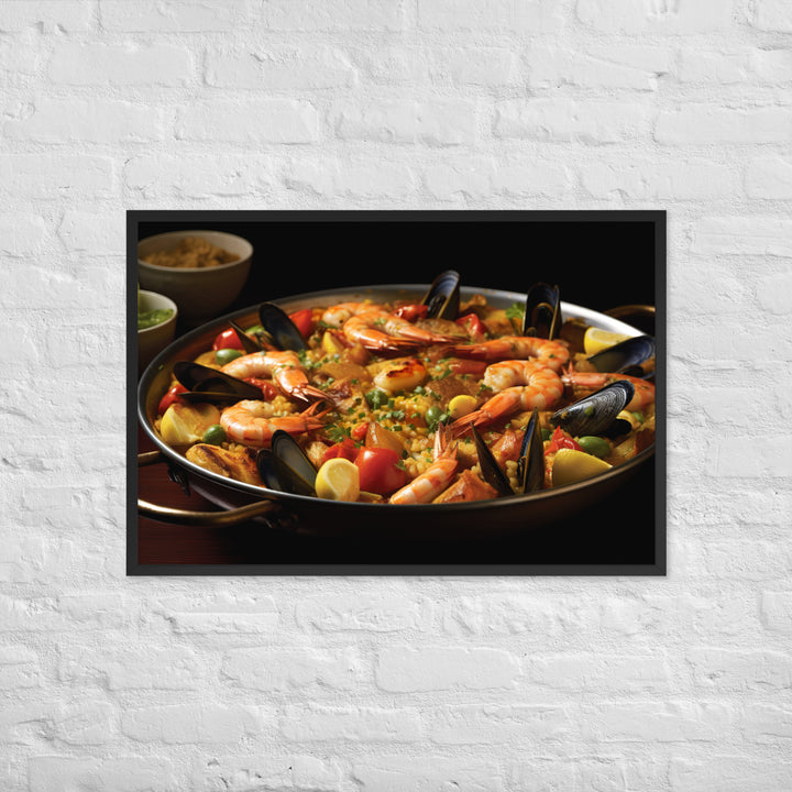 Paella Framed poster 🤤 from Yumify.AI