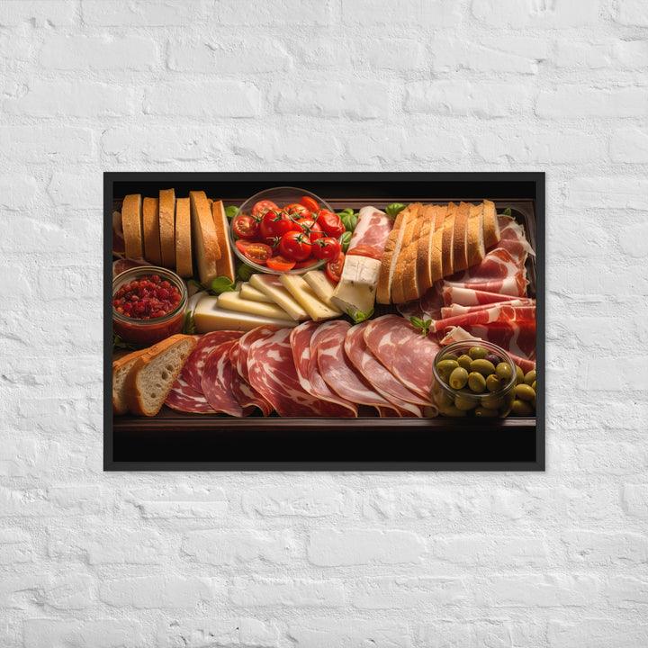 Jamn Ibrico Platter Framed poster 🤤 from Yumify.AI