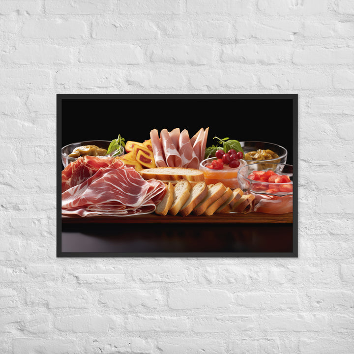 Jamn Ibrico Platter Framed poster 🤤 from Yumify.AI