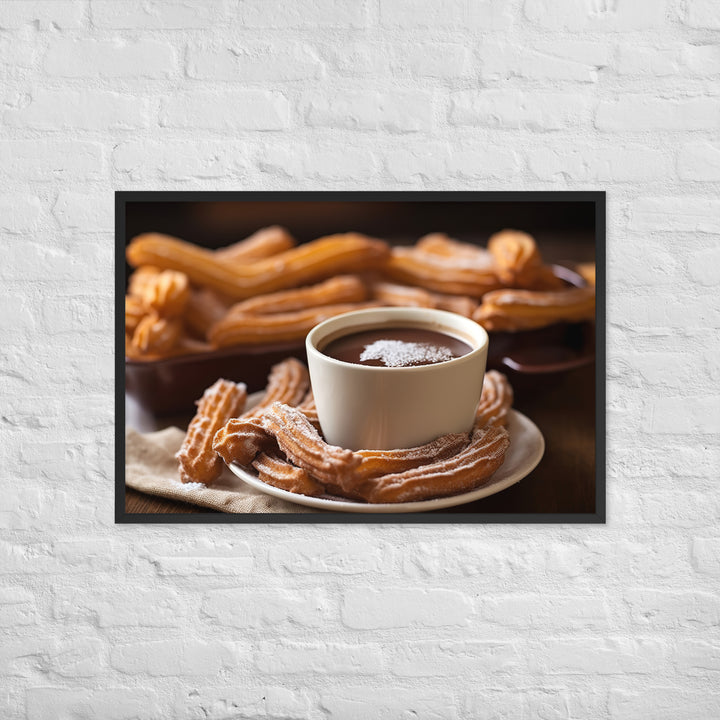 Churros Framed poster 🤤 from Yumify.AI