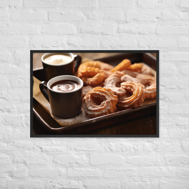 Churros Framed poster 🤤 from Yumify.AI