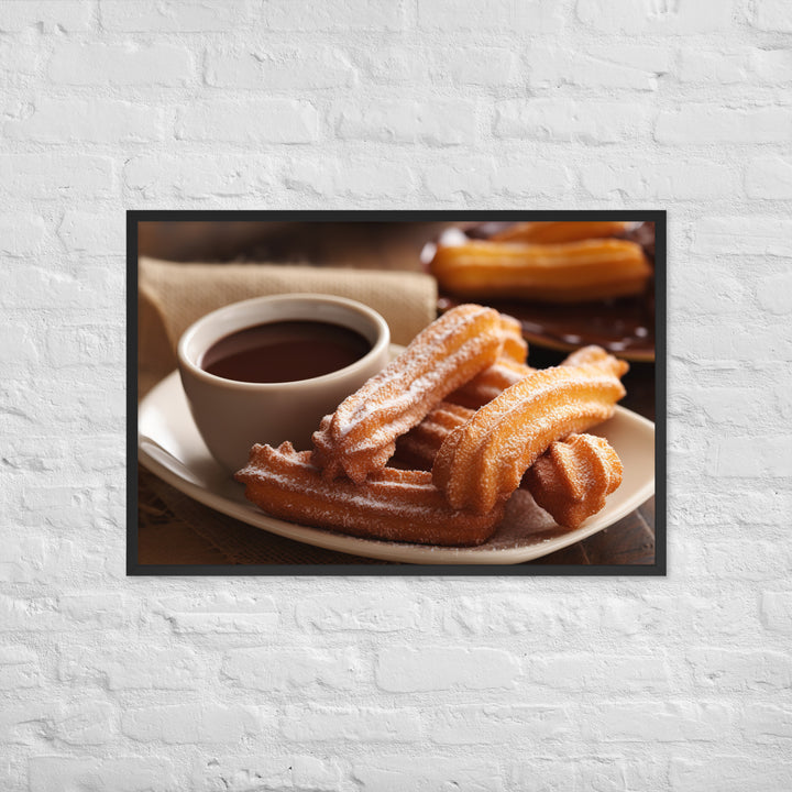 Churros Framed poster 🤤 from Yumify.AI