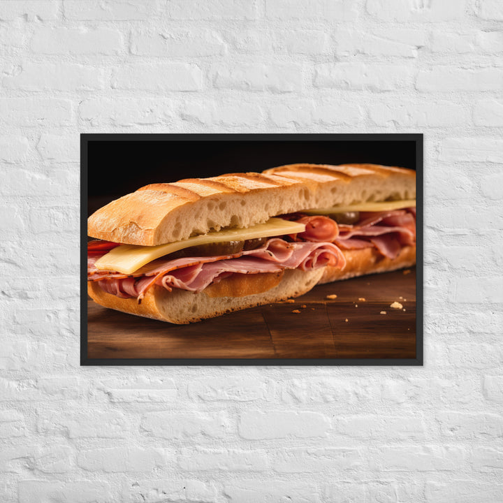 Bocadillo de Jamn Framed poster 🤤 from Yumify.AI