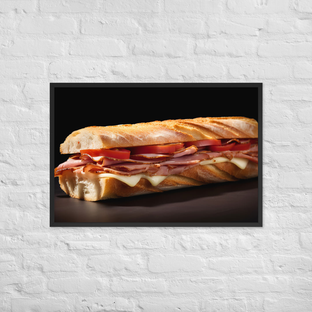 Bocadillo de Jamn Framed poster 🤤 from Yumify.AI