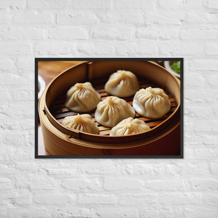 Xiaolongbao Framed poster 🤤 from Yumify.AI