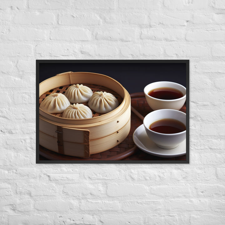 Xiaolongbao Framed poster 🤤 from Yumify.AI