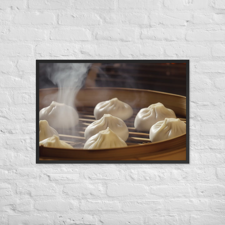 Xiaolongbao Framed poster 🤤 from Yumify.AI