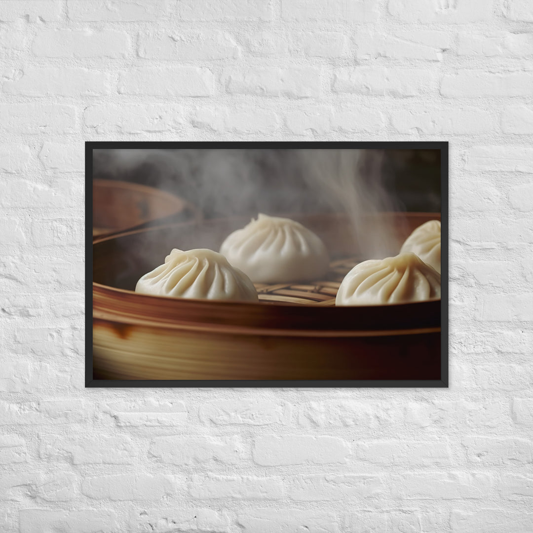 Xiaolongbao Framed poster 🤤 from Yumify.AI