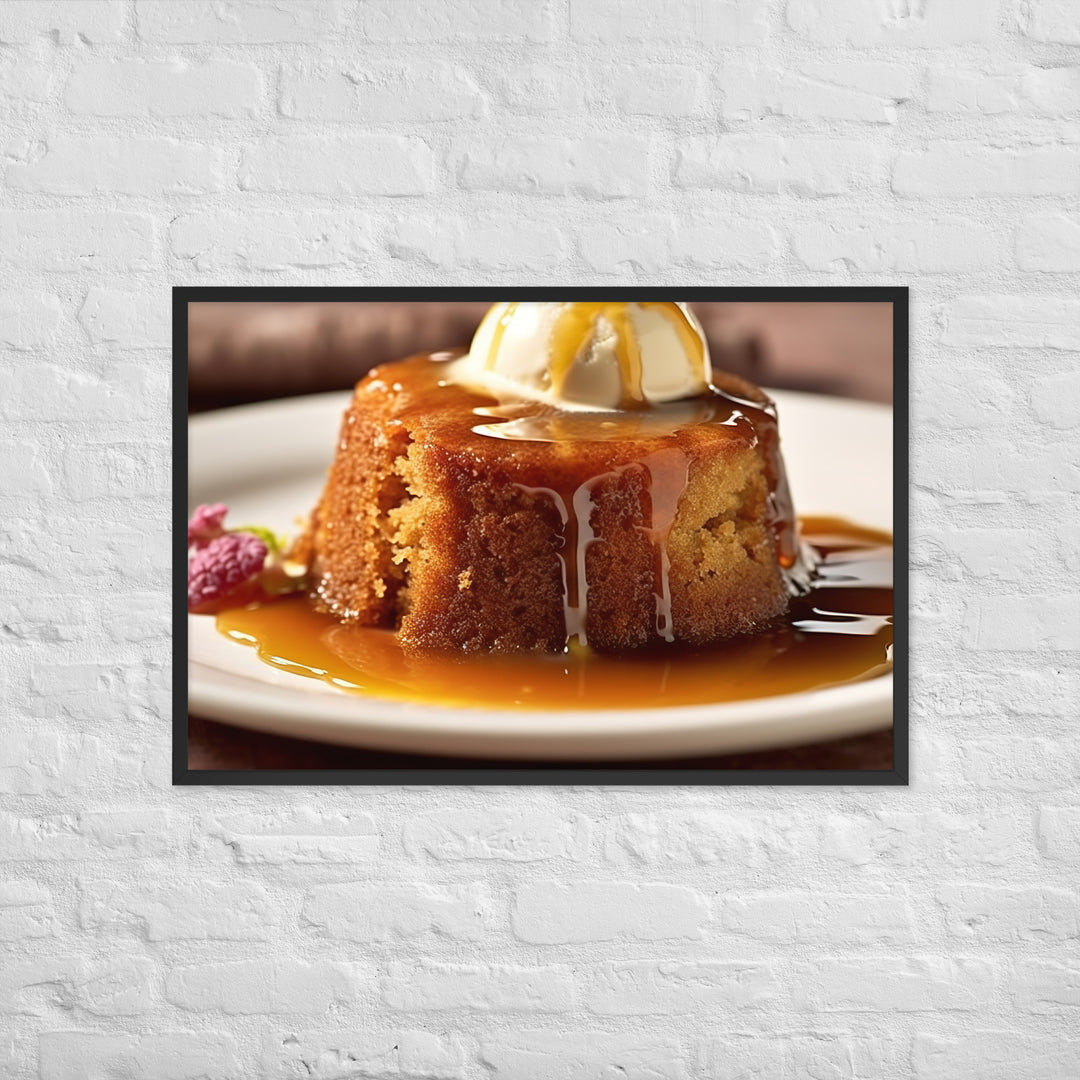 Malva Pudding Framed poster 🤤 from Yumify.AI
