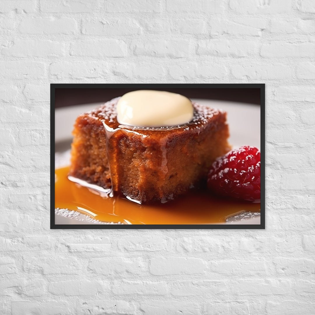 Malva Pudding Framed poster 🤤 from Yumify.AI