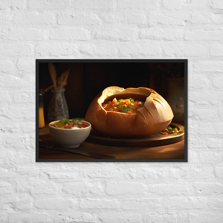 Bunny Chow Framed poster 🤤 from Yumify.AI