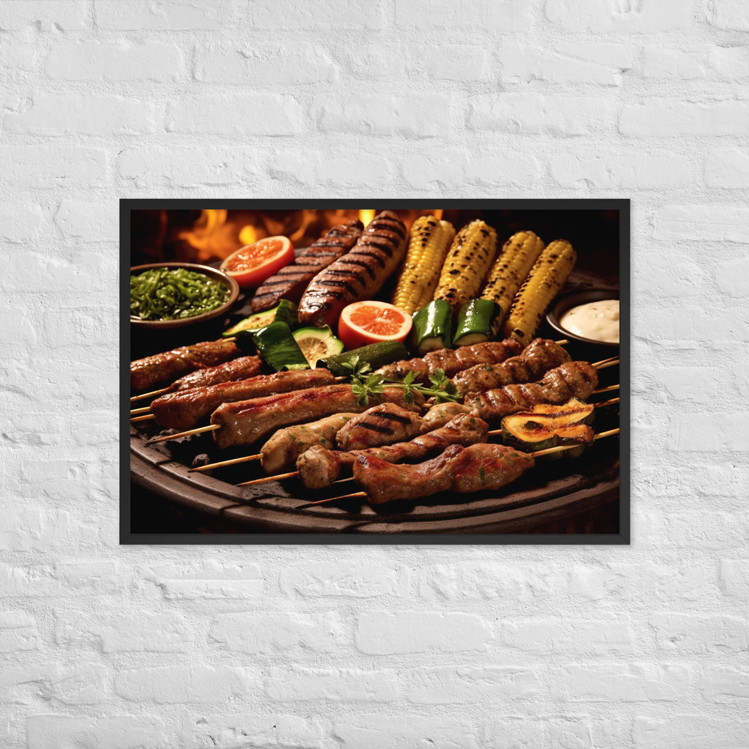 Braai Framed poster 🤤 from Yumify.AI