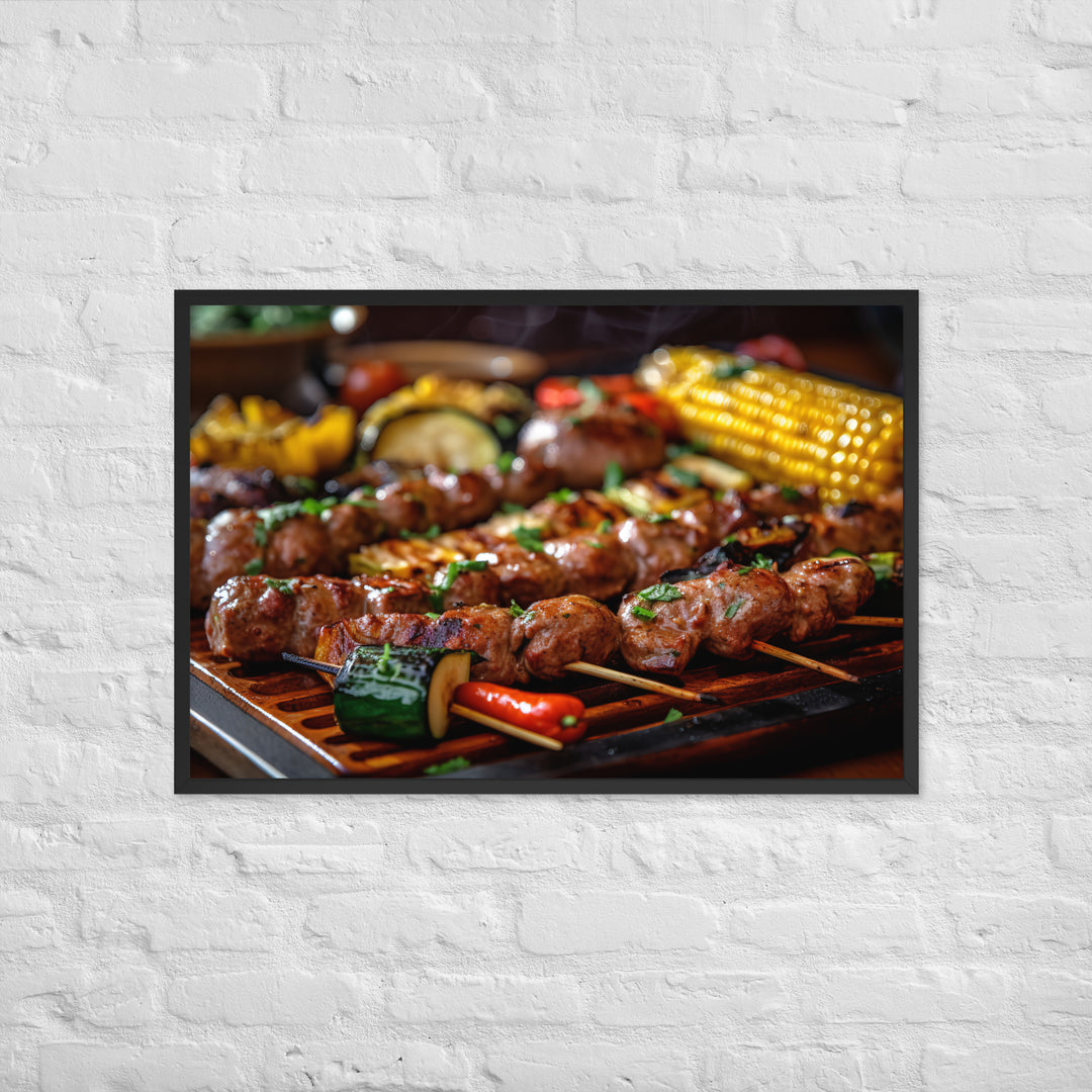 Braai Framed poster 🤤 from Yumify.AI