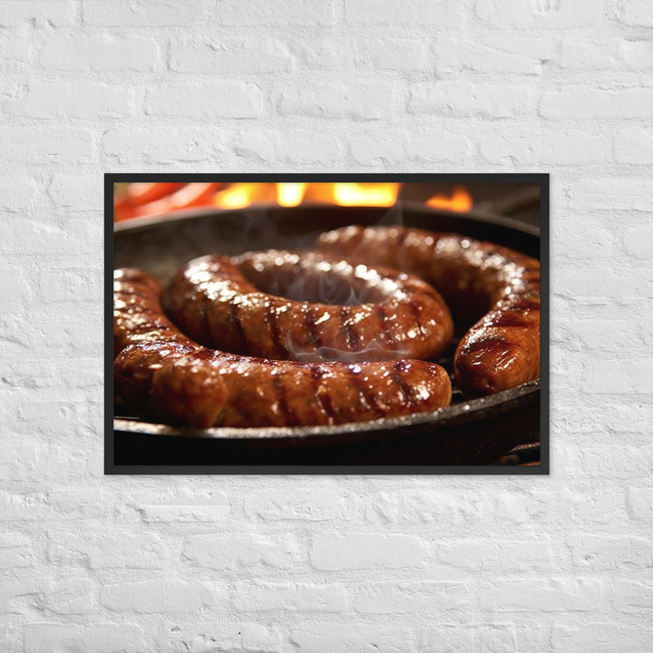 Boerewors Framed poster 🤤 from Yumify.AI