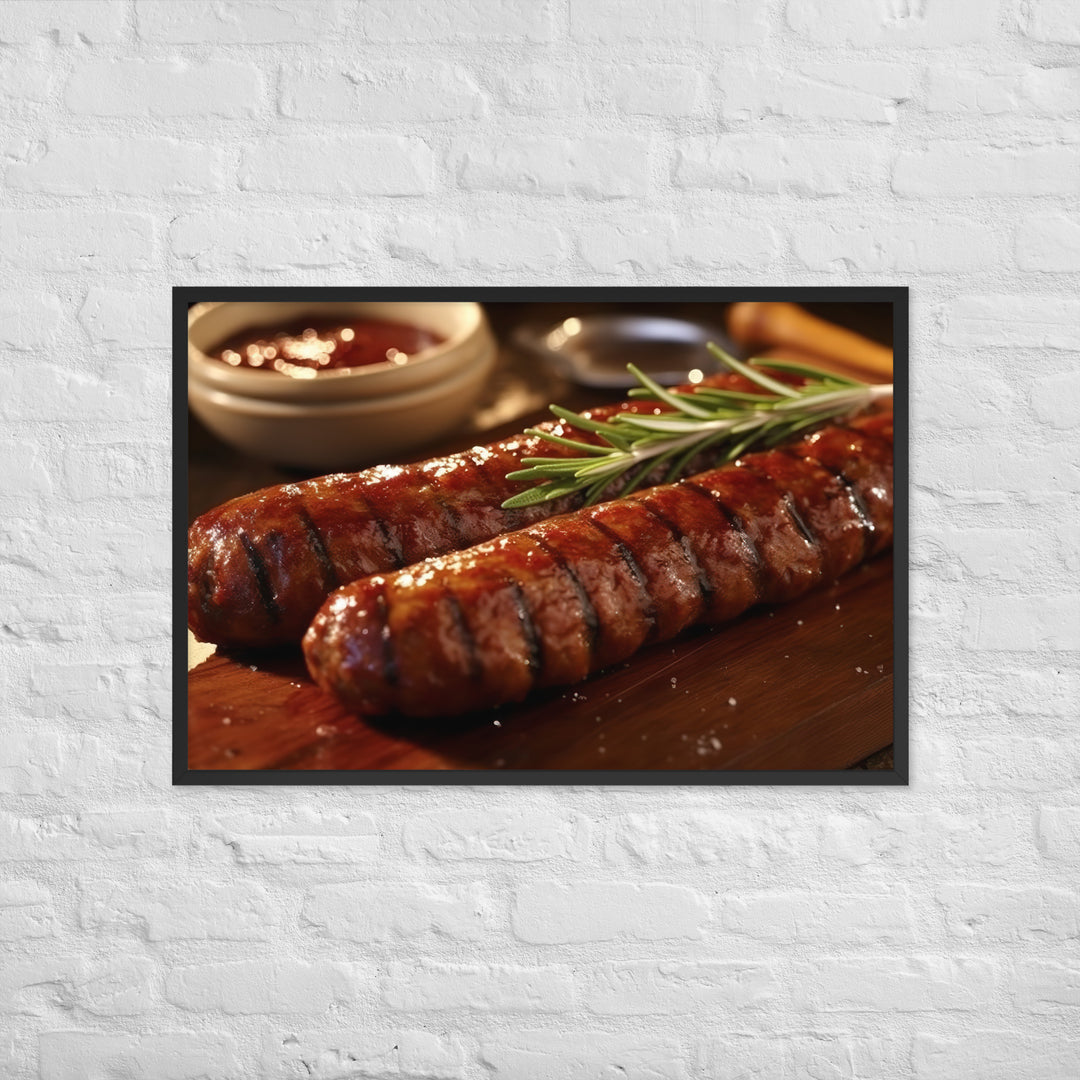 Boerewors Framed poster 🤤 from Yumify.AI