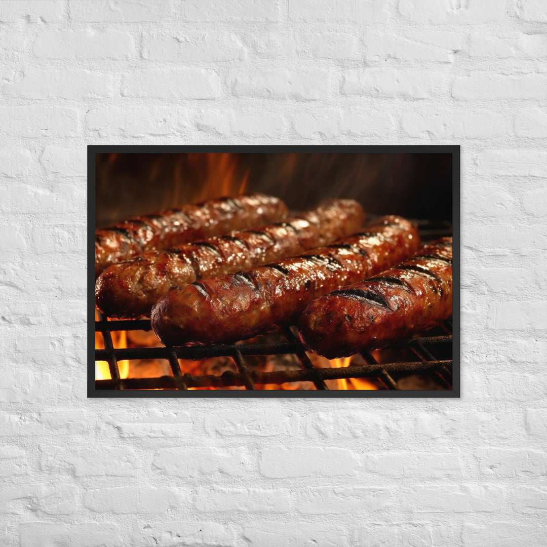 Boerewors Framed poster 🤤 from Yumify.AI