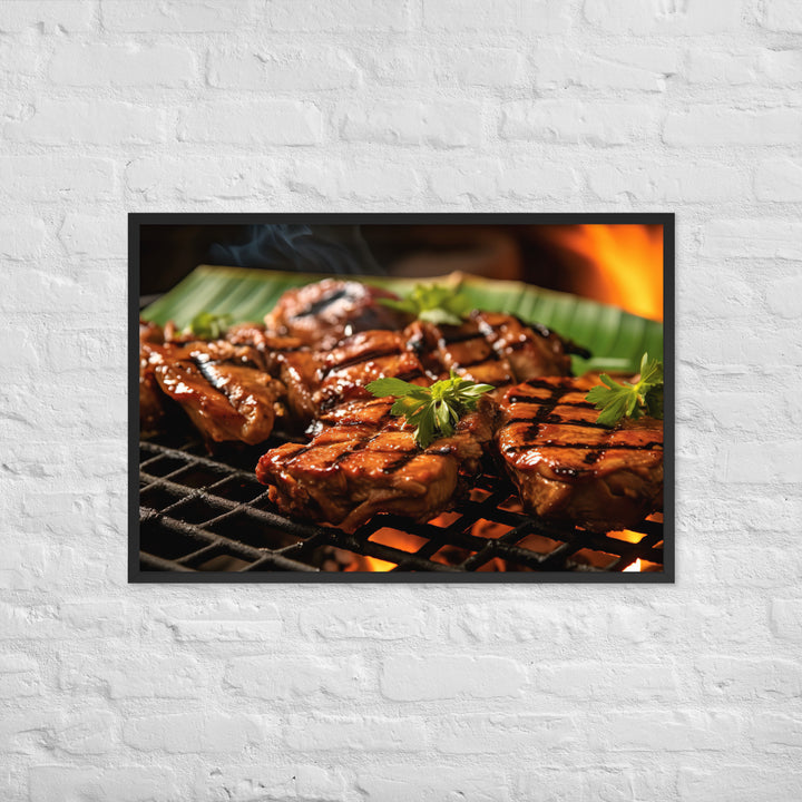 Fijian style BBQ Framed poster 🤤 from Yumify.AI