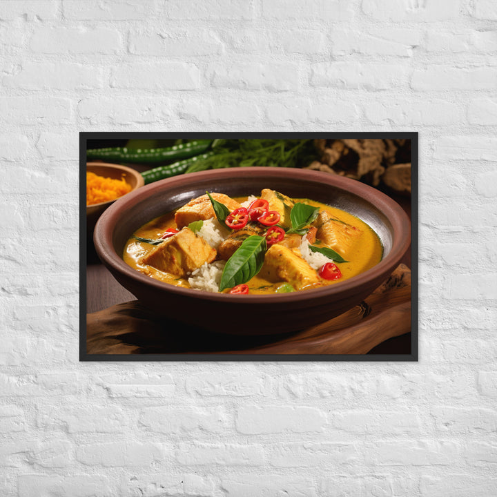 Fijian Fish Curry Framed poster 🤤 from Yumify.AI