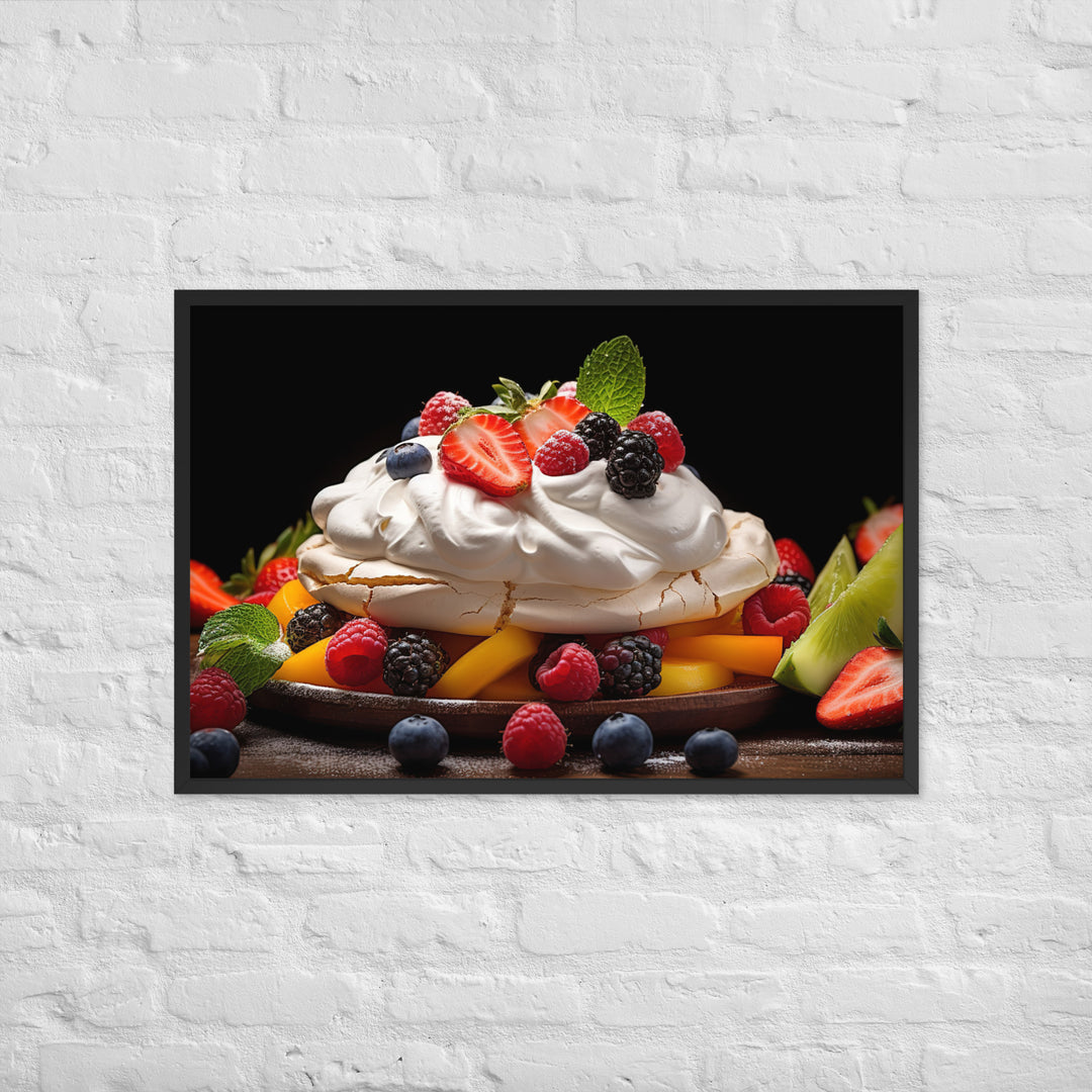 Pavlova Framed poster 🤤 from Yumify.AI