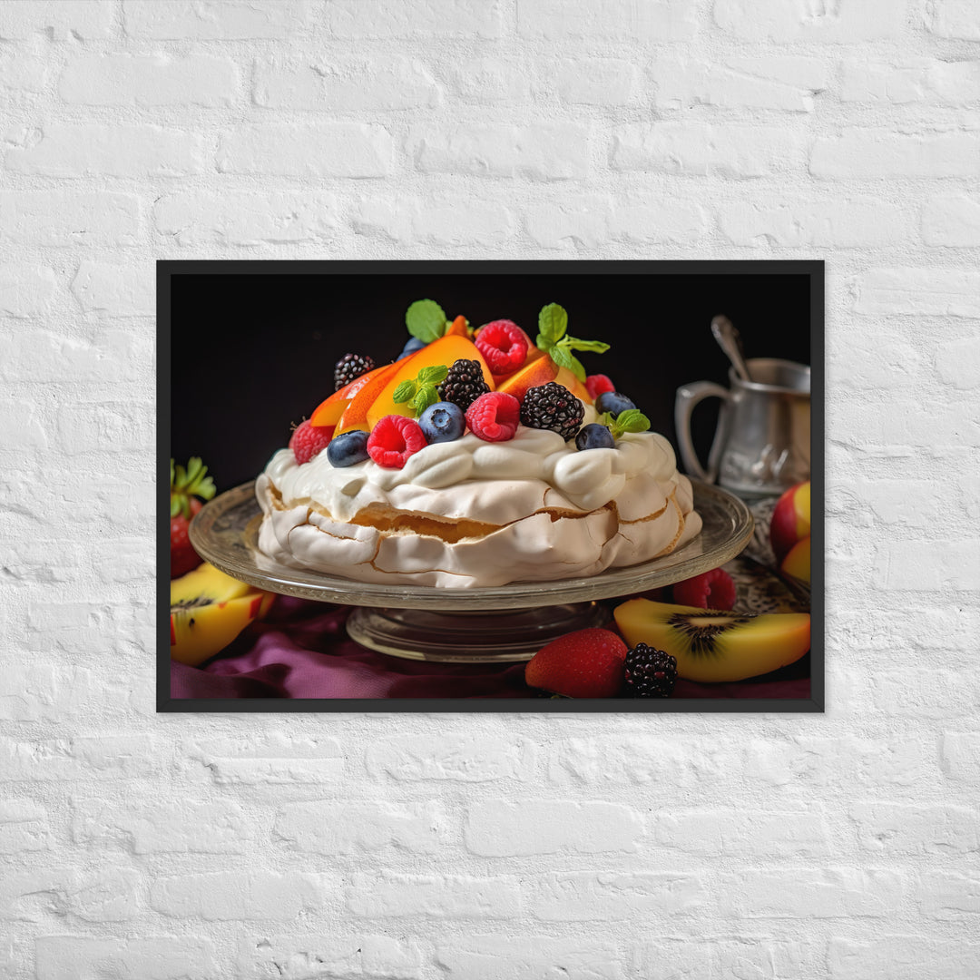 Pavlova Framed poster 🤤 from Yumify.AI