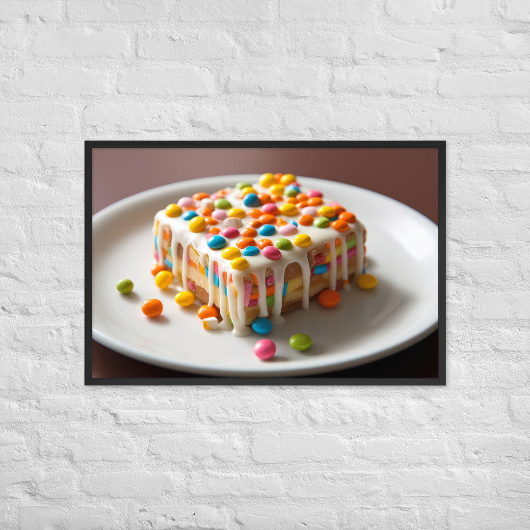 Lolly Cake Framed poster 🤤 from Yumify.AI