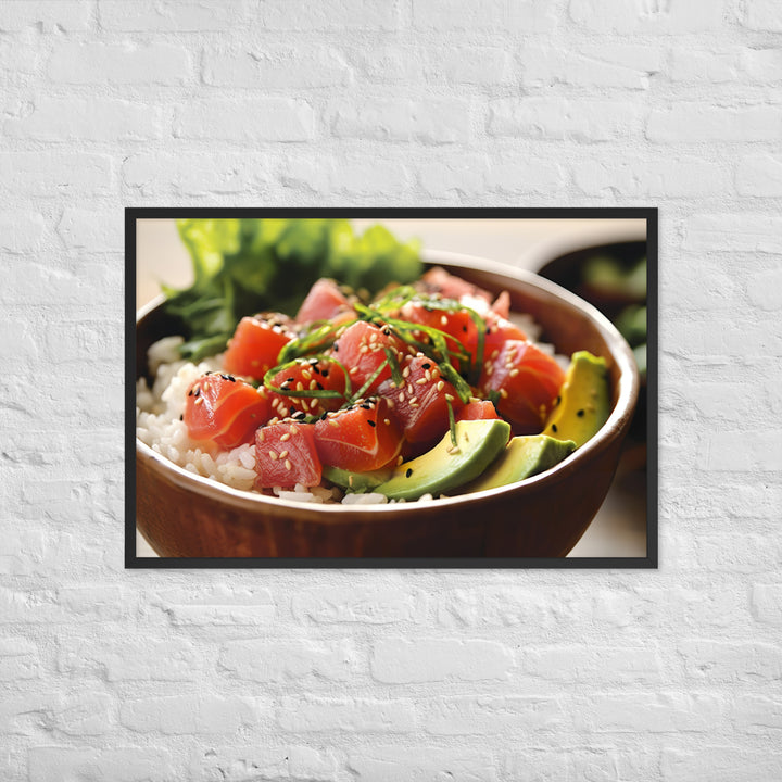 Poke Bowl Framed poster 🤤 from Yumify.AI