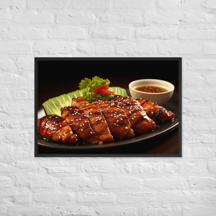 Huli Huli Chicken Framed poster 🤤 from Yumify.AI