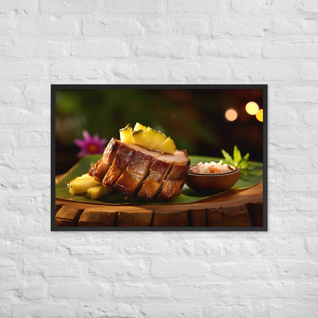 Kalua Pork Framed poster 🤤 from Yumify.AI