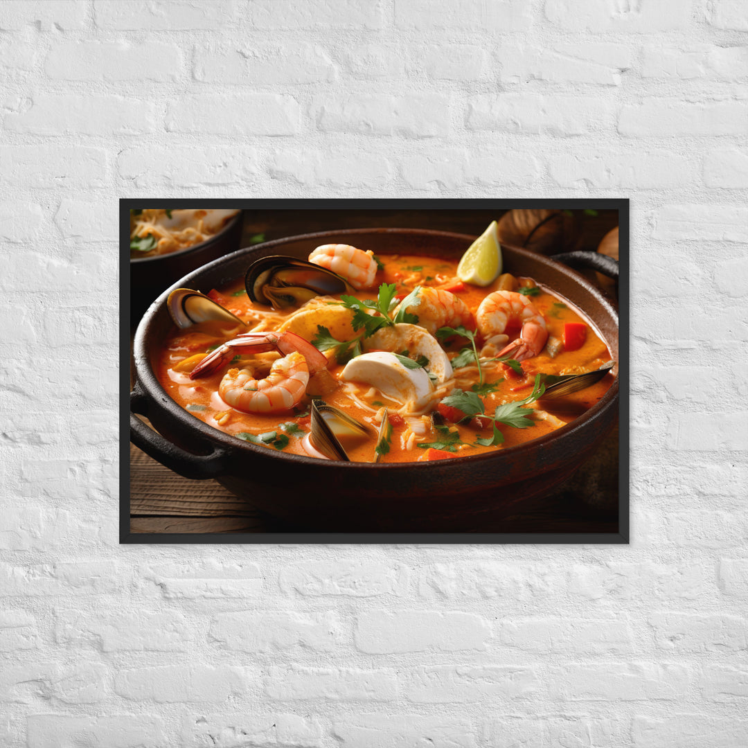 Moqueca Framed poster 🤤 from Yumify.AI