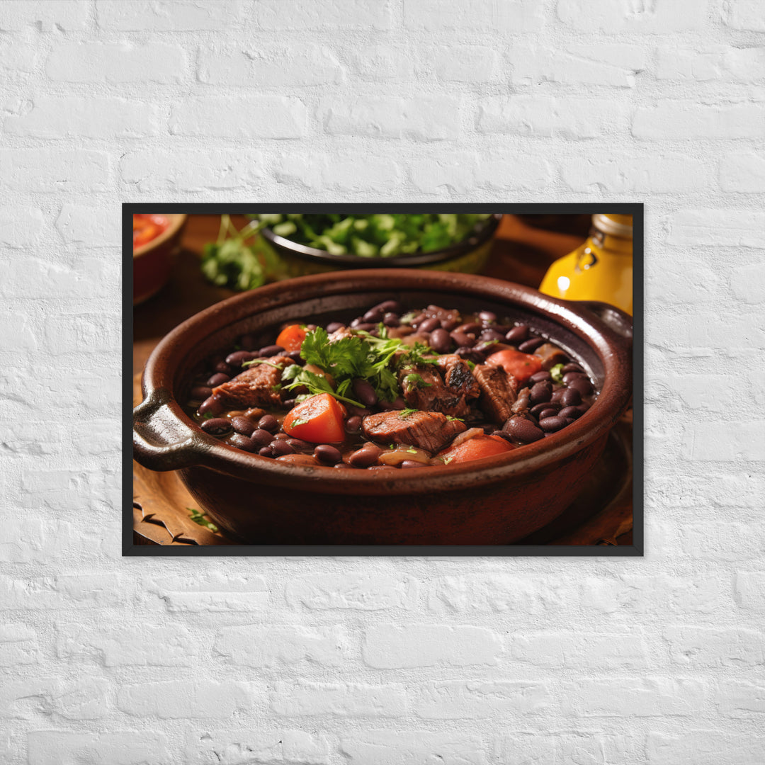 Feijoada Framed poster 🤤 from Yumify.AI