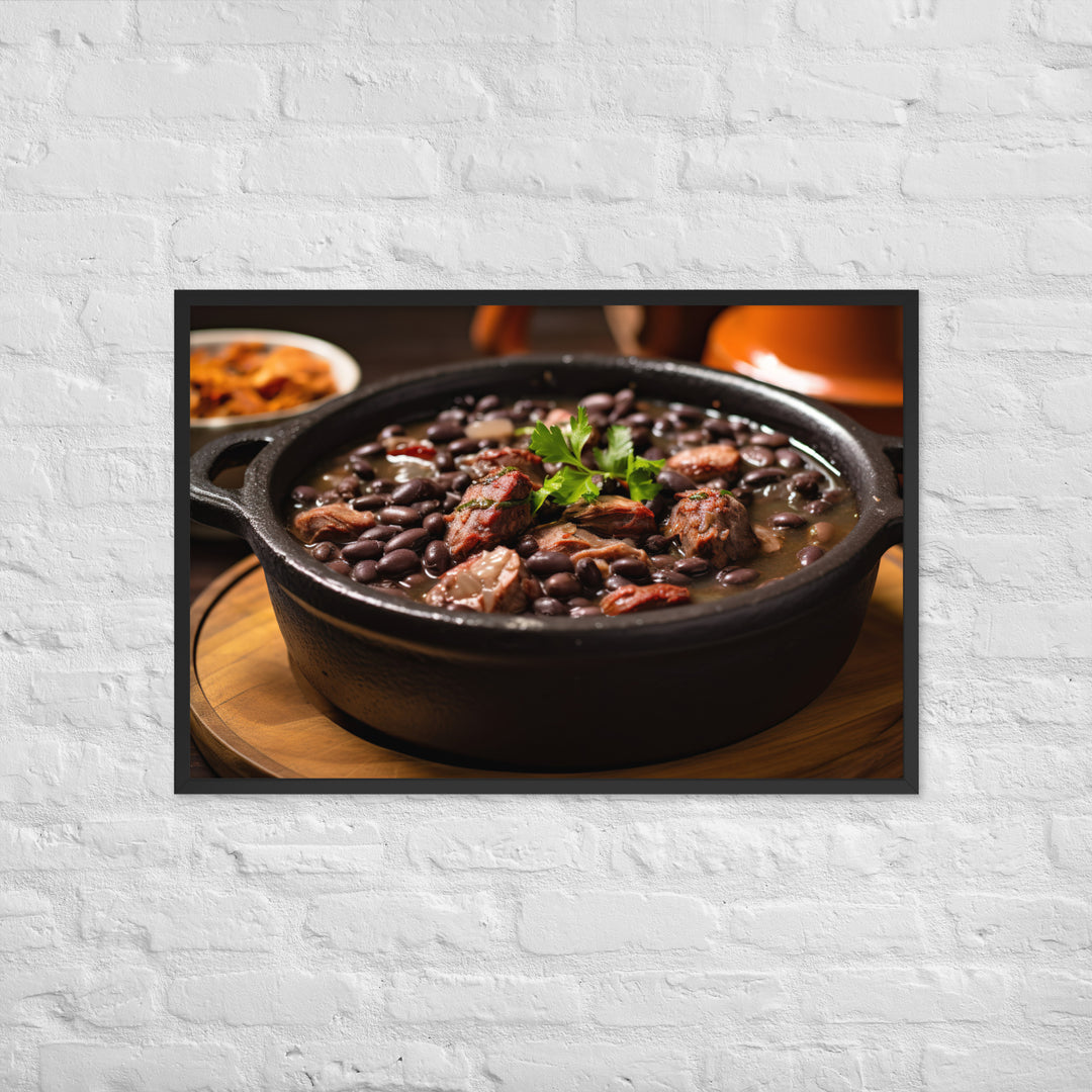 Feijoada Framed poster 🤤 from Yumify.AI