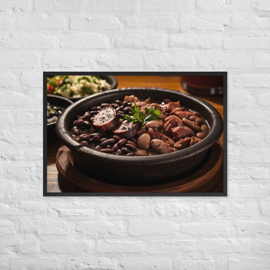 Feijoada Framed poster 🤤 from Yumify.AI