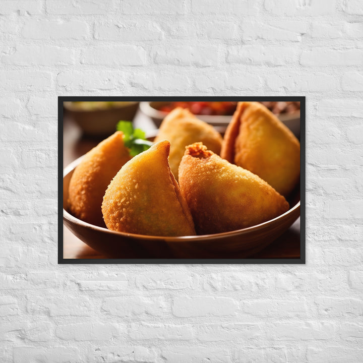 Coxinha Framed poster 🤤 from Yumify.AI