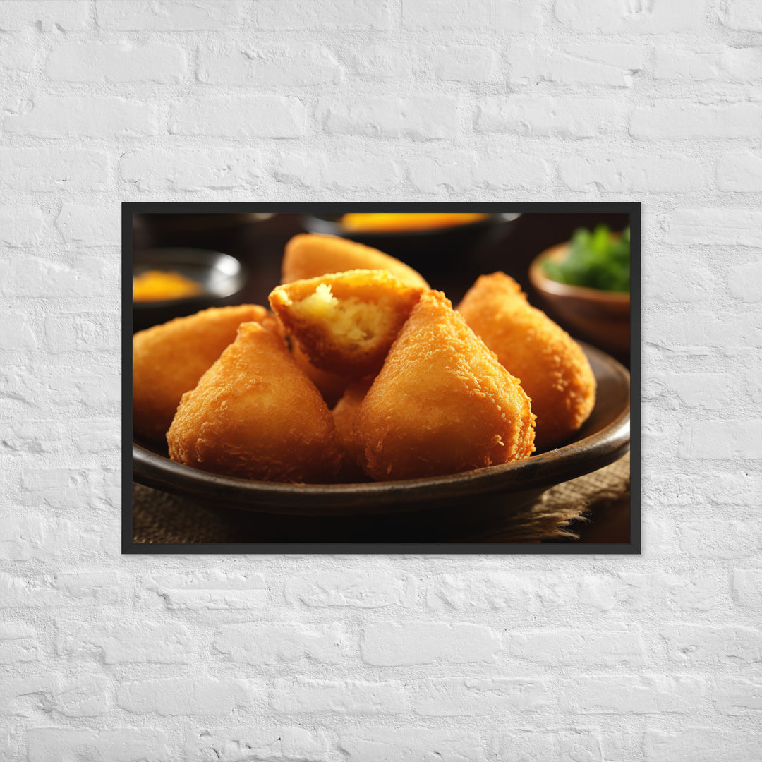 Coxinha Framed poster 🤤 from Yumify.AI