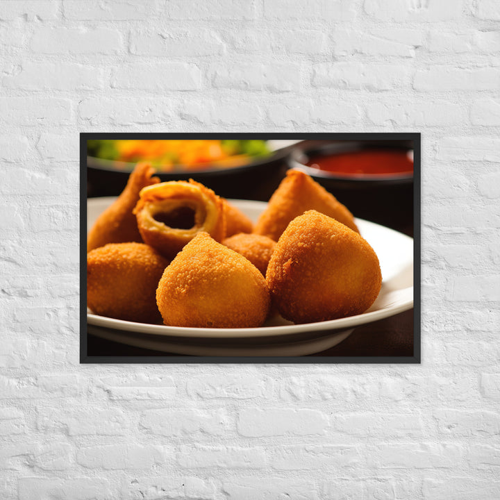 Coxinha Framed poster 🤤 from Yumify.AI