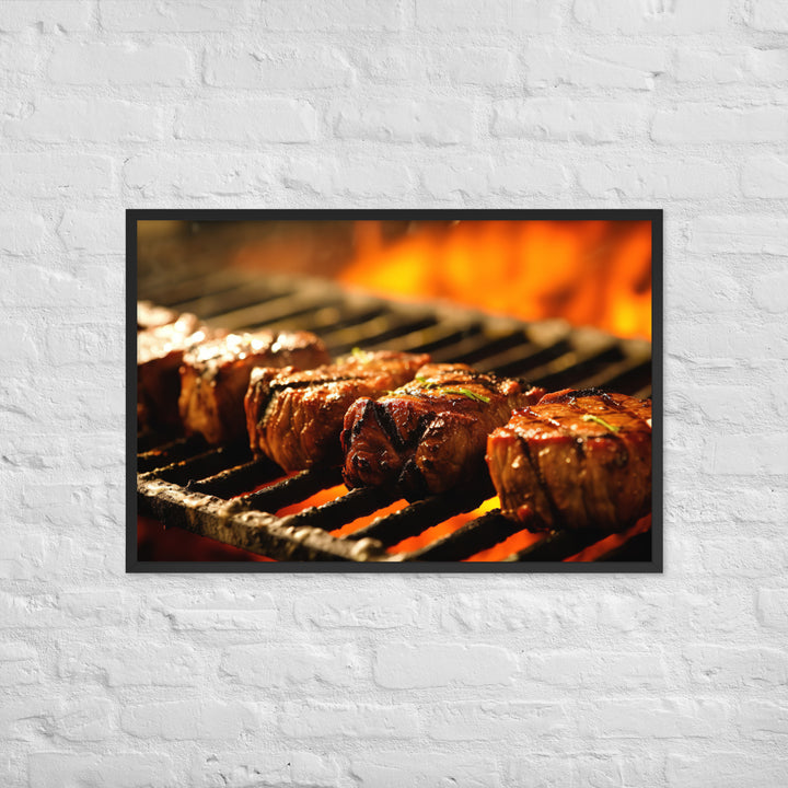 Churrasco Framed poster 🤤 from Yumify.AI