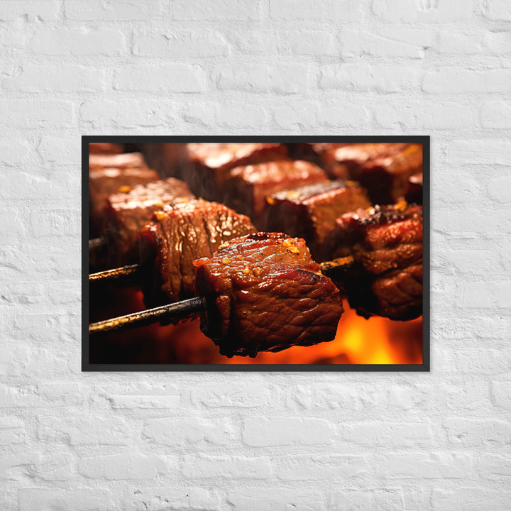 Churrasco Framed poster 🤤 from Yumify.AI