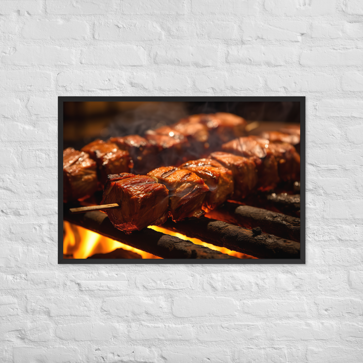 Churrasco Framed poster 🤤 from Yumify.AI