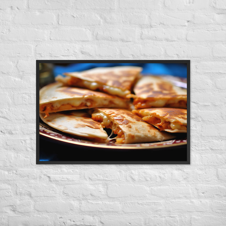 Quesadillas Framed poster 🤤 from Yumify.AI